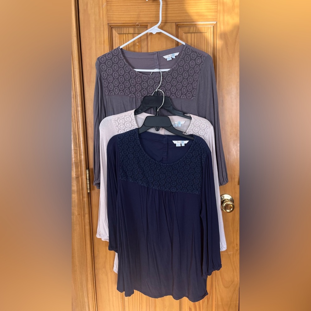 3 Boden women’s embroidered tops.
US size 10R 
please read details for sizing
